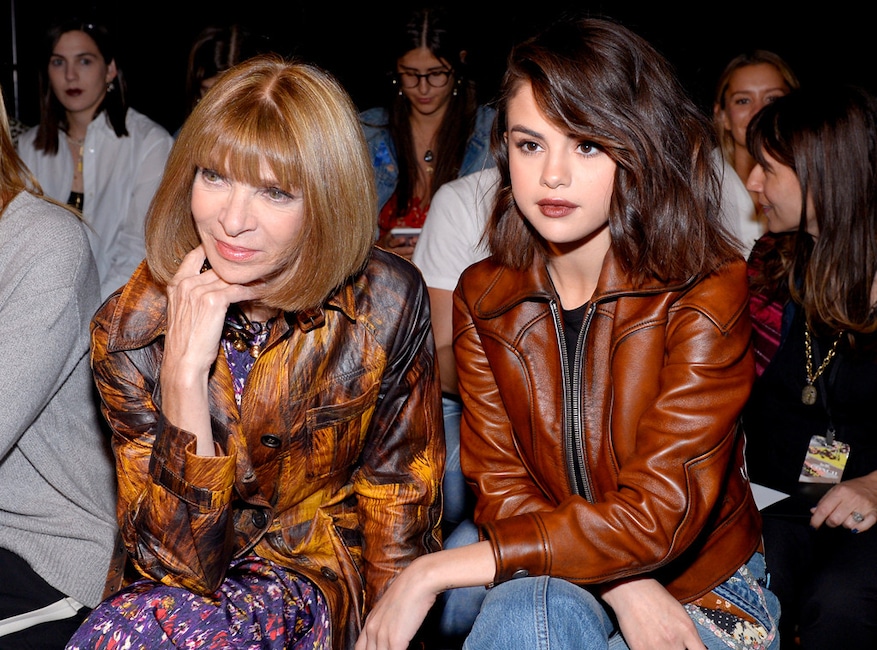 Selena Gomez and Anna Wintour